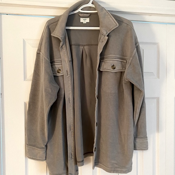 AERIE | Grey Luxe Jacket - Picture 1 of 4